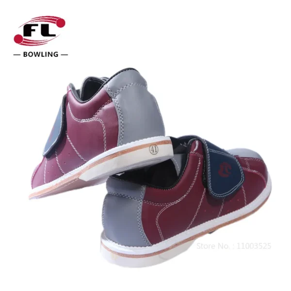 أحذية بولينج داخلية للرجال والنساء، مانعة للانزلاق ومقاومة للتآكل، مصنوعة من جلد البولي يوريثان الناعم، خفيفة الوزن